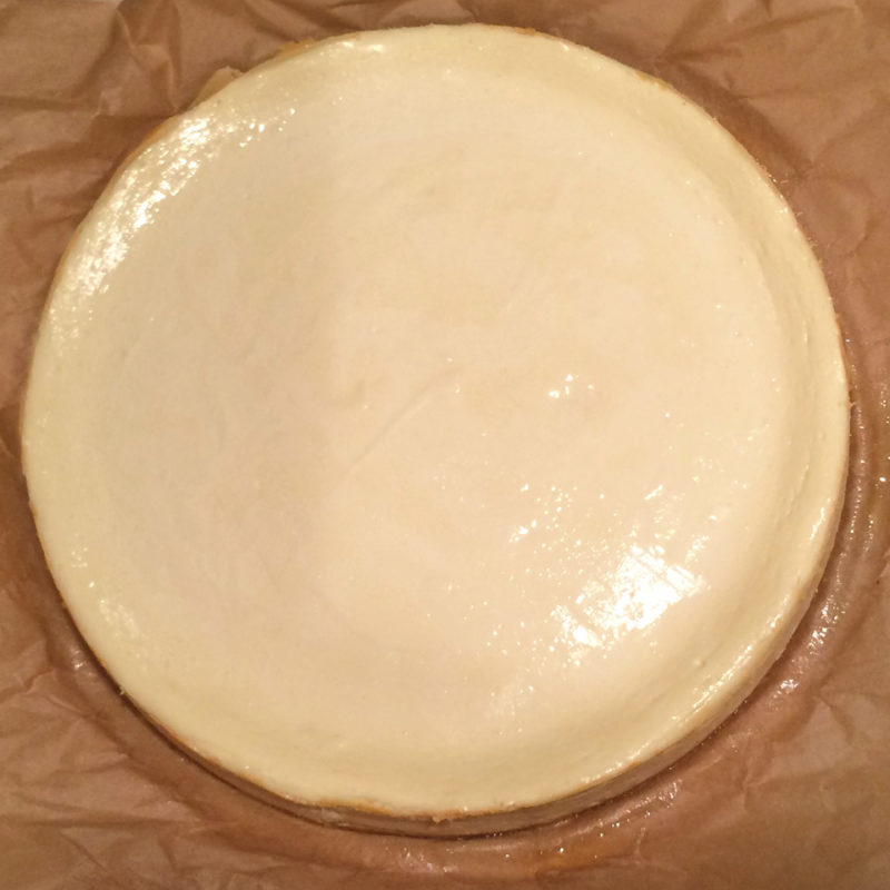 Classic Plain Cheesecake